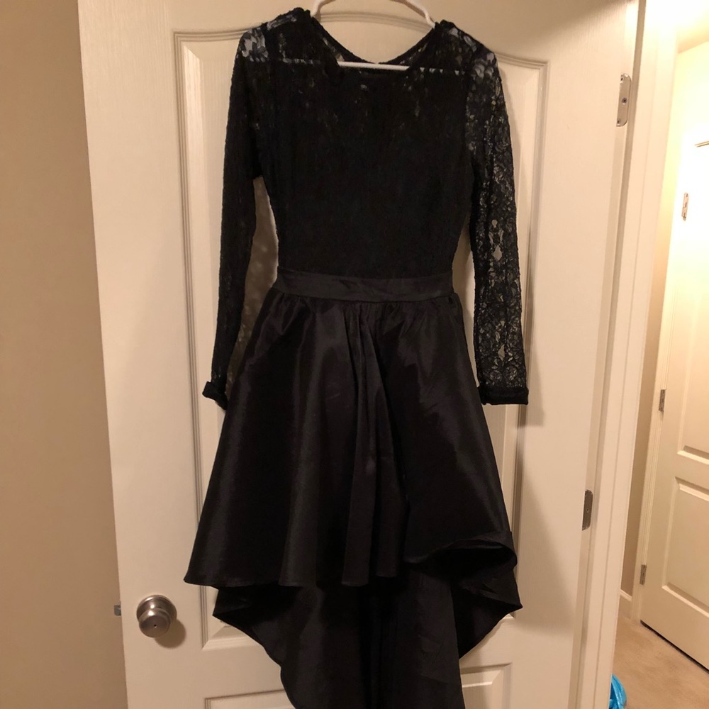 Black High Low Dress